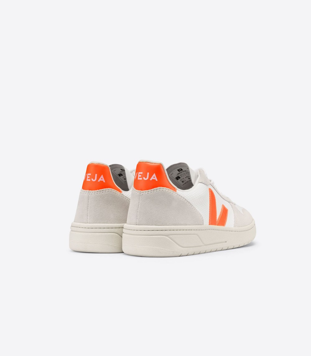 Veja Sneakers Barbati - V-10 B-Mesh - Albi/Bej/Portocalii - 0891267-MT